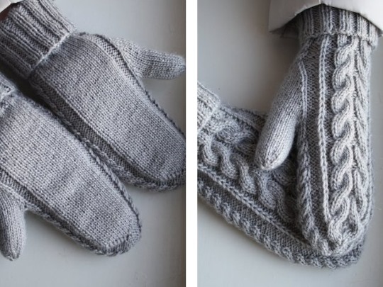 So stricken Sie Fäustlinge mit Stricknadeln. Schemata und Schritt-für-Schritt-Beschreibung für Anfänger