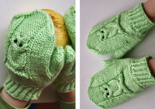 So stricken Sie Fäustlinge mit Stricknadeln. Schemata und Schritt-für-Schritt-Beschreibung für Anfänger