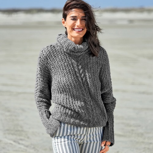 Fledermauspullover. Strickanleitung und Beschreibung für Anfänger