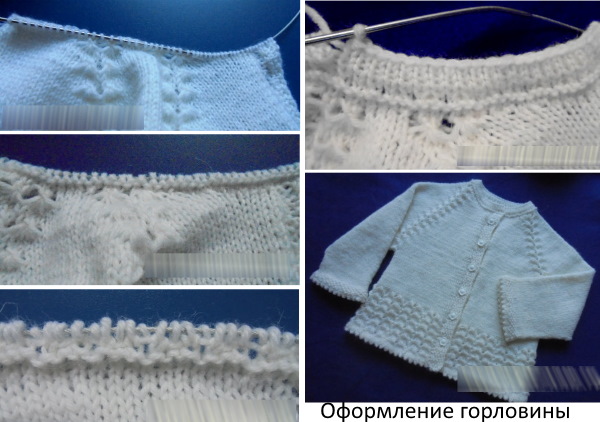 Gestrickte Bluse für ein Mädchen mit Stricknadeln. Diagramm und Beschreibung zum Stricken eines Raglans von oben