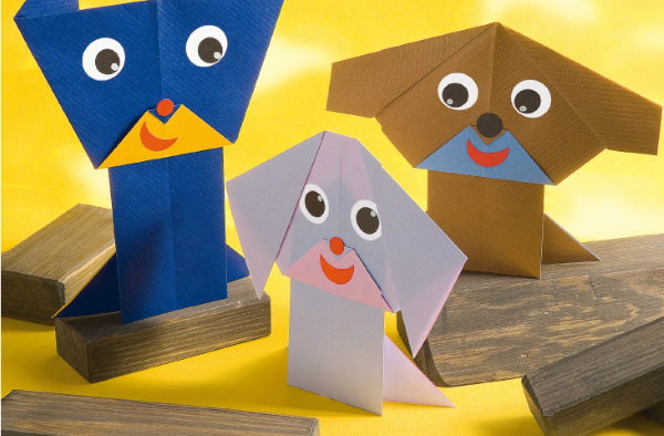 Einfaches Basteln mit Papier und Karton für Kinder. Interessantes Origami mit eigenen Händen Schritt für Schritt mit Fotos