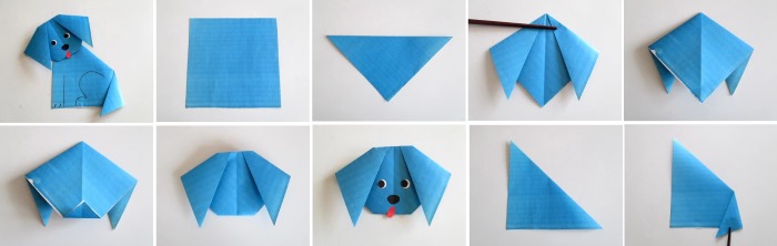 DIY-Papierbasteln für Kinder. Origami-Muster für Neujahr, 8. März, Geburtstag