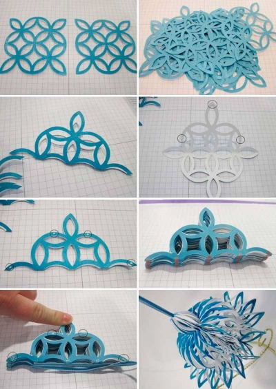 DIY-Papierbasteln für Kinder. Origami-Muster für Neujahr, 8. März, Geburtstag