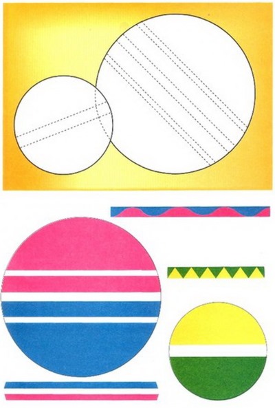 Basteln für Kinder aus geometrischen Formen der 1.-2.-3.-4. Klasse. Vorlagen, Anwendungen
