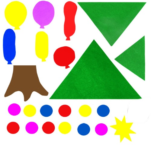 Basteln für Kinder aus geometrischen Formen der 1.-2.-3.-4. Klasse. Vorlagen, Anwendungen