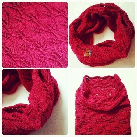 So stricken Sie mit Stricknadeln einen Snood-Schal für ein Mädchen oder einen Jungen. Schema und Beschreibung für Anfänger