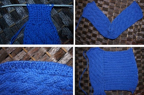 Gestrickte Babymützen mit Stricknadeln für Neugeborene. Muster und Beschreibungen, Strickanleitungen