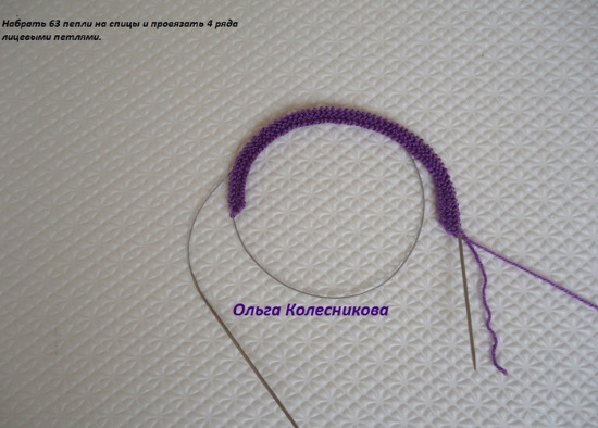 Gestrickte Hausschuhe mit Stricknadeln mit Diagrammen und Beschreibungen. MK von Olga Kolesnikova, Kozhevnikova