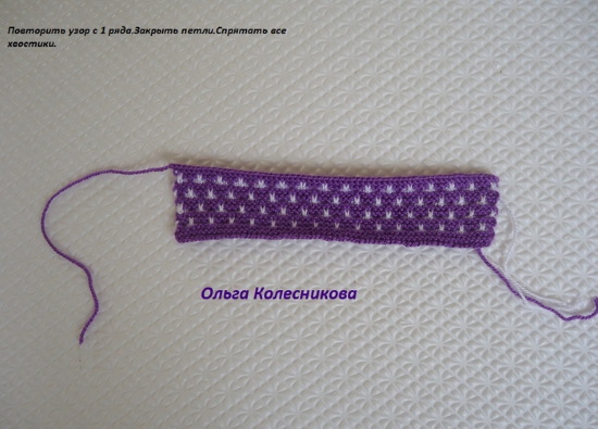 Gestrickte Hausschuhe mit Stricknadeln mit Diagrammen und Beschreibungen. MK von Olga Kolesnikova, Kozhevnikova