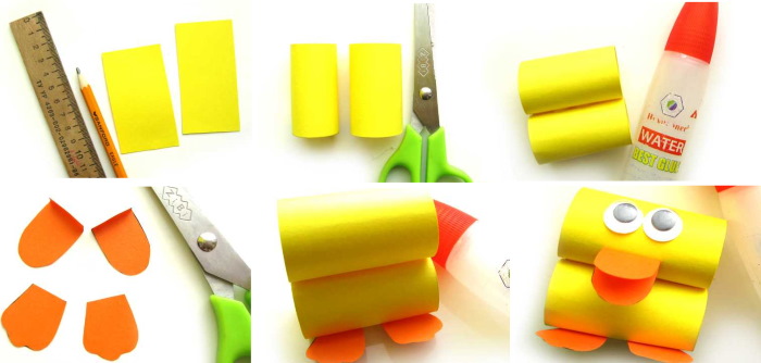 DIY-Papierbasteln für Kinder. Schemata, Vorlagen, Anleitungen
