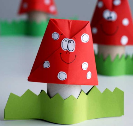 DIY-Papierbasteln für Kinder. Schemata, Vorlagen, Anleitungen