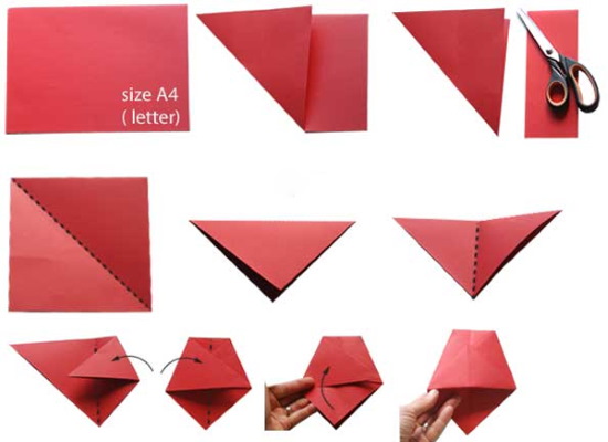 DIY-Papierbasteln für Kinder. Schemata, Vorlagen, Anleitungen
