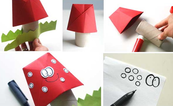 DIY-Papierbasteln für Kinder. Schemata, Vorlagen, Anleitungen
