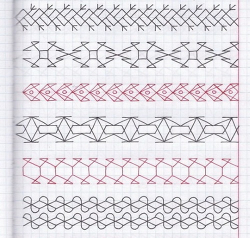 Bilder für das persönliche Tagebuch eines Mädchens. Design-Ideen zum Kopieren, Zeichnungen auf Zellen, süß, lustig