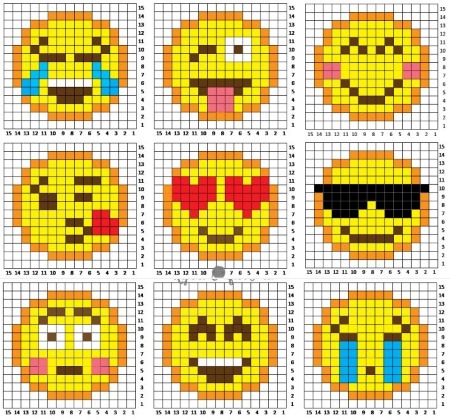 Bilder für das persönliche Tagebuch eines Mädchens. Design-Ideen zum Kopieren, Zeichnungen auf Zellen, süß, lustig