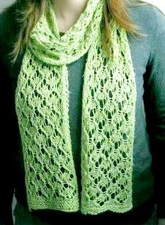 Mit Nadeln gestrickte durchbrochene Schals. Schemata und Beschreibung für Anfänger