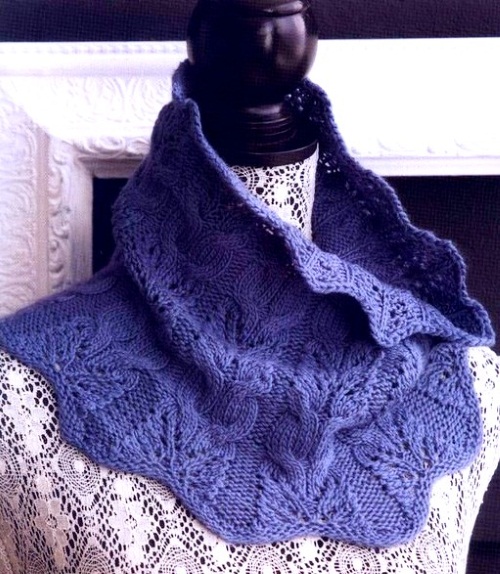 Mit Nadeln gestrickte durchbrochene Schals. Schemata und Beschreibung für Anfänger