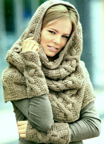 Mit Nadeln gestrickte durchbrochene Schals. Schemata und Beschreibung für Anfänger
