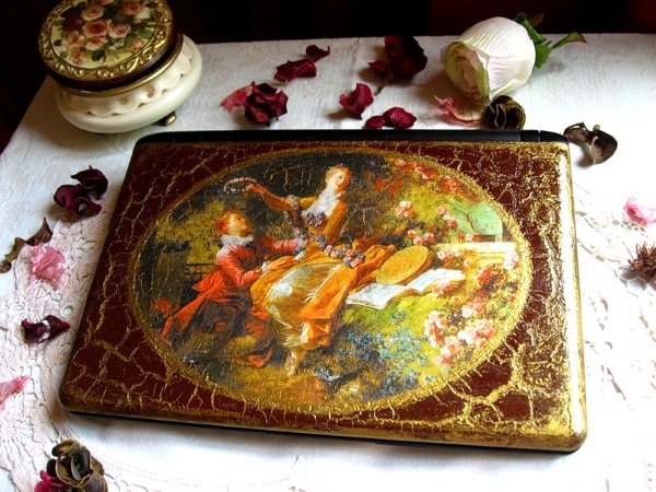 Decoupage, druckbare Bilder: Vintage, Schwarzweiß, Landschaften, Tiere, Blumen