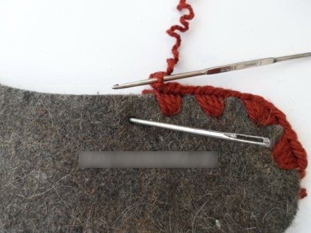 Tunesische Häkelarbeit: Decken, Kissen, Tagesdecken. Muster aus Garnresten