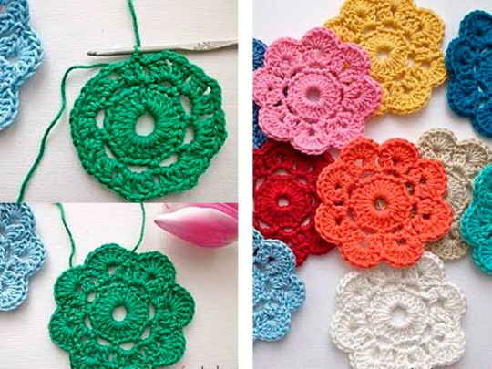 Stricken aus Garnresten mit Häkel- und Stricknadeln. Schemata mit Beschreibungen, Fotos von Handwerk