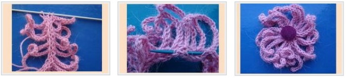 Stricken aus Garnresten mit Häkel- und Stricknadeln. Schemata mit Beschreibungen, Fotos von Handwerk