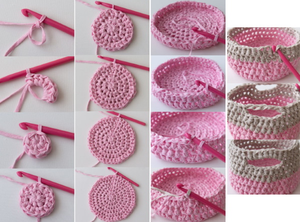 Stricken aus Garnresten mit Häkel- und Stricknadeln. Schemata mit Beschreibungen, Fotos von Handwerk