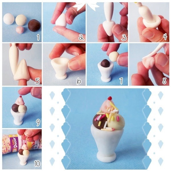 Lebensmittel aus Plastilin. Wie man Puppen formt, was man mit eigenen Händen machen kann