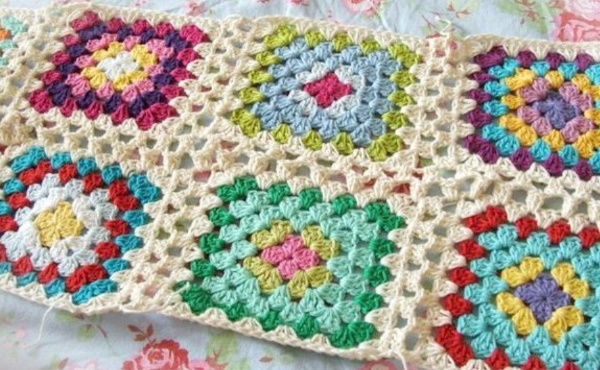 Häkelquadrate, Muster und Beschreibungen, wie man Afghan, Oma, durchbrochene Motive strickt