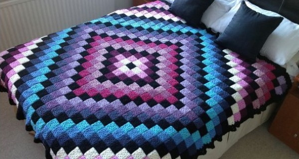 Häkelquadrate, Muster und Beschreibungen, wie man Afghan, Oma, durchbrochene Motive strickt