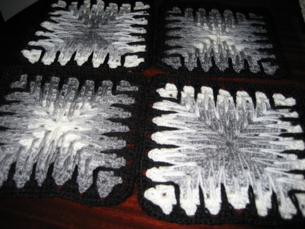 Häkelquadrate, Muster und Beschreibungen, wie man Afghan, Oma, durchbrochene Motive strickt
