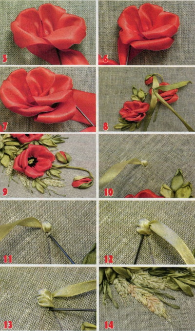 Bandstickerei für Anfänger Schritt für Schritt. Lektionen, Diagramme, Fotos und Beschreibungen