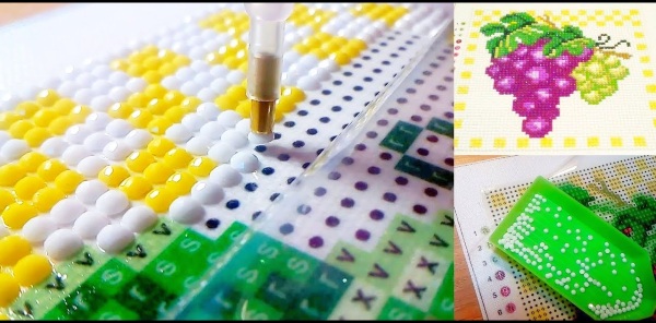 Diamantstickerei für Anfänger. Fotos von fertigen Arbeiten, Video-Tutorials