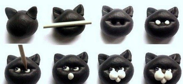 Schönes DIY-Bastelprojekt aus Plastilin Schritt für Schritt für Erwachsene