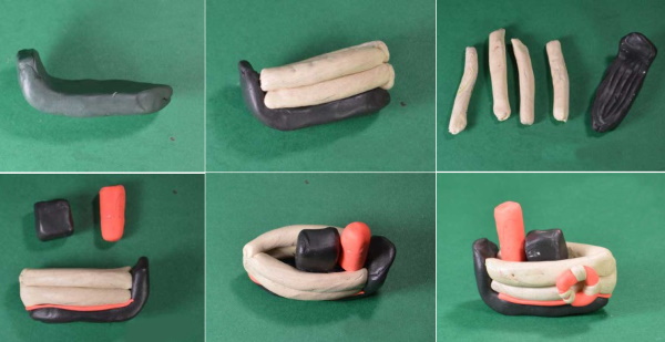 Schönes DIY-Bastelprojekt aus Plastilin Schritt für Schritt für Erwachsene
