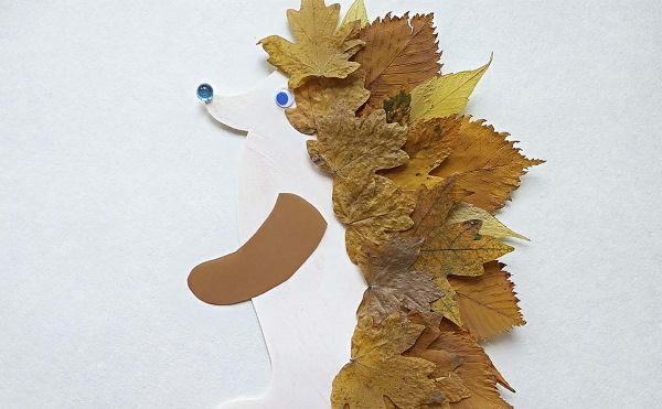 Basteln für den Kindergarten Herbstfantasie aus Naturmaterialien, Gemüse, Kastanien, Zapfen