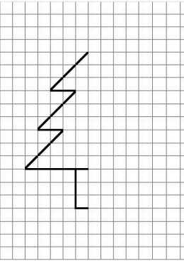 Zeichnen nach Zellen in einem Notizbuch für Kinder von 6–7 Jahren. Komplexe Schemata für Anfänger