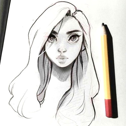 Bleistiftzeichnungen von Mädchen zum Nachmachen: easy im Swag Style, Art, Anime