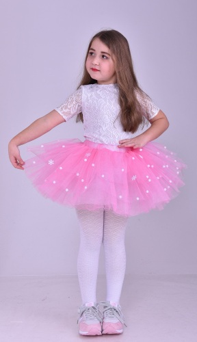 Tutu-Rock für Mädchen von 1-3, 5-6-7 Jahren aus Tüll. Meisterkurs zum Selbernähen