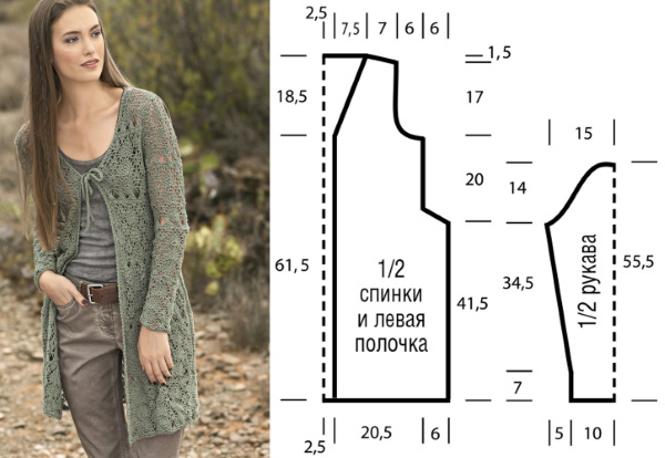 Strickjacken-Stricknadeln. Schemata und Beschreibung für Frauen. Neuheiten, Stricken für Anfänger