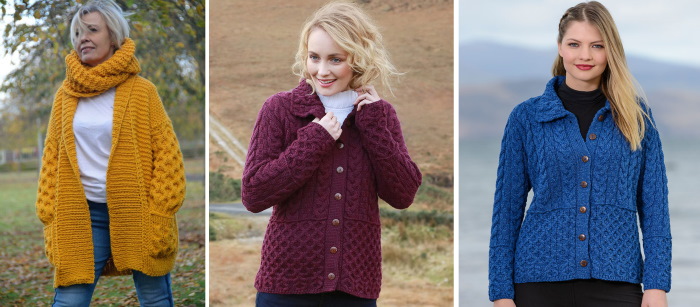 Reliefmuster gestrickt. Schnittmuster mit Beschreibungen für Pullover, Mützen, Blusen