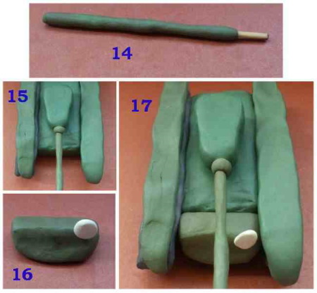 Basteln aus Plastilin 2-3-4 Klasse Schritt für Schritt nach Technologie