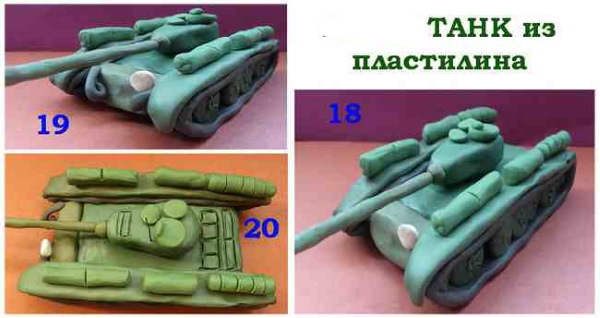 Basteln aus Plastilin 2-3-4 Klasse Schritt für Schritt nach Technologie