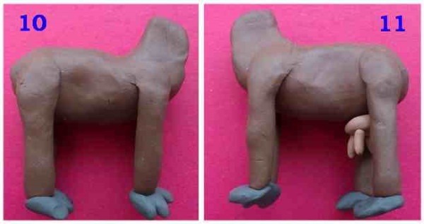 Basteln aus Plastilin 2-3-4 Klasse Schritt für Schritt nach Technologie