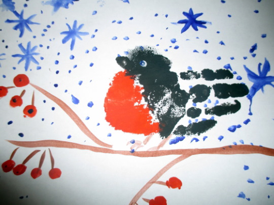 Handzeichnungen für Kinder, Fingerzeichnungen im Kindergarten