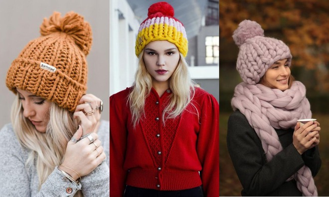 Strickmützen 2024. Modetrends, neue Modelle für Damen