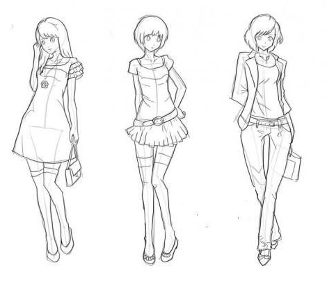 Menschliche Anatomie zum Zeichnen für Anfänger Schritt für Schritt: Posen, Kopf, Anime, Gesicht, Körper