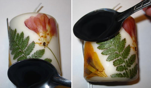 So machen Sie Kerzen zu Hause für Anfänger aus Wachs, Wachs, alten Kerzen, Paraffin mit farbiger Flamme, Aroma, getrockneten Blumen