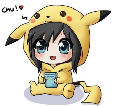 Schöne Mädchen für Bleistiftskizzen in Kigurumi