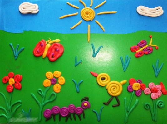 Plastilinkunst für Kinder im Alter von 2-3-4-5-6-7-8 Jahren. Was ist das, Vorlagen, Schablonen zum Thema Herbst, Winter, Frühling, Sommer, Tiere